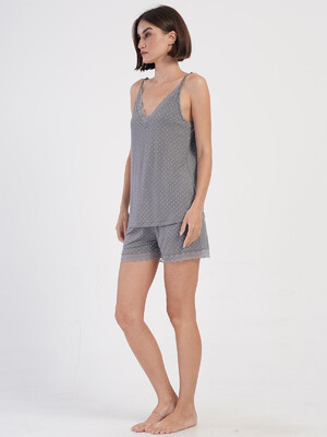 Купить Пижама из вискозы с шортами VIENETTA 4085170928 в Украина в Lingerie.ua - Одяг для дому та відпочинку, Фото 2