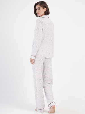 Купить Женская классическая пижама с длинным рукавом VIENETTA 4032256025 в Украина в Lingerie.ua - Одяг для дому та відпочинку, Фото 3
