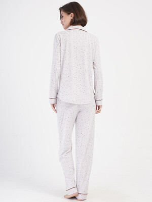 Купить Женская классическая пижама с длинным рукавом VIENETTA 4032256025 в Украина в Lingerie.ua - Одяг для дому та відпочинку, Фото 5