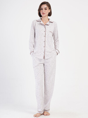 Купить Женская классическая пижама с длинным рукавом VIENETTA 4032256025 в Украина в Lingerie.ua - Одяг для дому та відпочинку, Фото 7