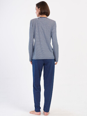 Купить Хлопковый домашний комплект с длинным рукавом VIENETTA 4070171913 в Украина в Lingerie.ua - Одяг для дому та відпочинку, Фото 3