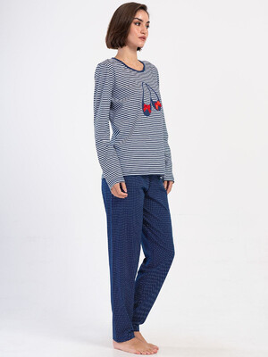 Купить Хлопковый домашний комплект с длинным рукавом VIENETTA 4070171913 в Украина в Lingerie.ua - Одяг для дому та відпочинку, Фото 4