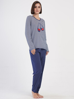 Купить Хлопковый домашний комплект с длинным рукавом VIENETTA 4070171913 в Украина в Lingerie.ua - Одяг для дому та відпочинку, Фото 5