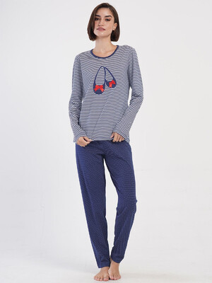 Купить Хлопковый домашний комплект с длинным рукавом VIENETTA 4070171913 в Украина в Lingerie.ua - Одяг для дому та відпочинку, Фото 6