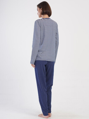 Купить Хлопковый домашний комплект с длинным рукавом VIENETTA 4070171913 в Украина в Lingerie.ua - Одяг для дому та відпочинку, Фото 7