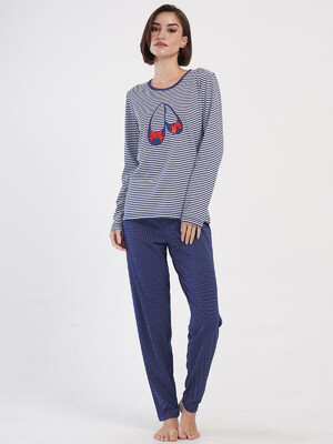 Купить Хлопковый домашний комплект с длинным рукавом VIENETTA 4070171913 в Украина в Lingerie.ua - Одяг для дому та відпочинку, Фото 9