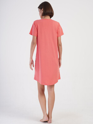 Купить Хлопковая туника с коротким рукавом VIENETTA 4070840000 в Украина в Lingerie.ua - Одяг для дому та відпочинку, Фото 2