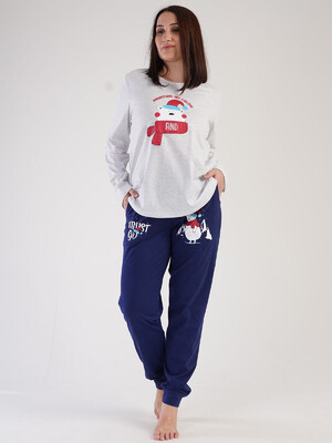 Хлопковый домашний костюм большого размера VIENETTA 3032870000