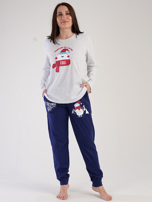 Купить Хлопковый домашний костюм большого размера VIENETTA 3032870000 в Украина в Lingerie.ua - Одяг для дому та відпочинку, Фото 2