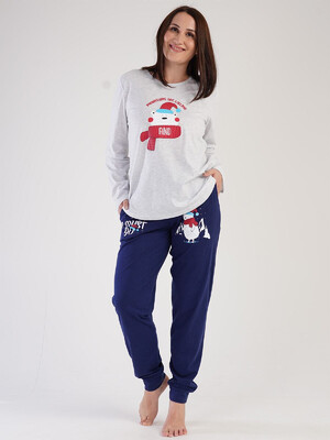 Купить Хлопковый домашний костюм большого размера VIENETTA 3032870000 в Украина в Lingerie.ua - Одяг для дому та відпочинку, Фото 3