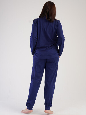 Купить Хлопковый домашний костюм большого размера VIENETTA 3032870000 в Украина в Lingerie.ua - Одяг для дому та відпочинку, Фото 5