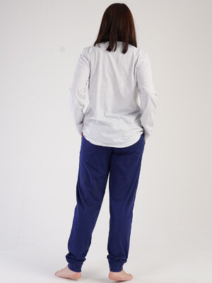 Купить Хлопковый домашний костюм большого размера VIENETTA 3032870000 в Украина в Lingerie.ua - Одяг для дому та відпочинку, Фото 8