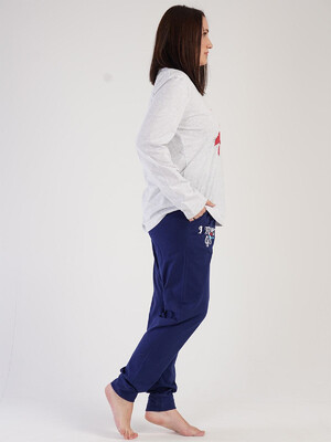 Купить Хлопковый домашний костюм большого размера VIENETTA 3032870000 в Украина в Lingerie.ua - Одяг для дому та відпочинку, Фото 10