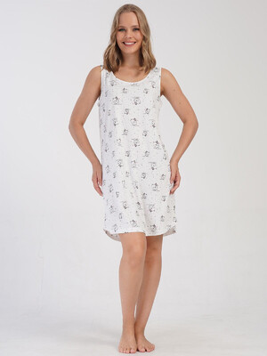 Купить Хлопковая домашняя туника без рукавов VIENETTA 4081035802 в Украина