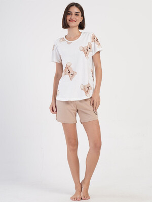 Купить Хлопковый летний комплект с шортами VIENETTA 4070940566 в Украина в Lingerie.ua - Одяг для дому та відпочинку, Видео