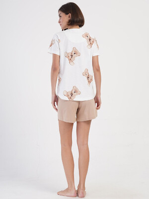 Купить Хлопковый летний комплект с шортами VIENETTA 4070940566 в Украина в Lingerie.ua - Одяг для дому та відпочинку, Фото 2