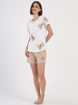 Купить Хлопковый летний комплект с шортами VIENETTA 4070940566 в Украина в Lingerie.ua - Одяг для дому та відпочинку, Фото 6