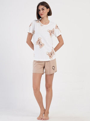 Купить Хлопковый летний комплект с шортами VIENETTA 4070940566 в Украина в Lingerie.ua - Одяг для дому та відпочинку, Фото 7