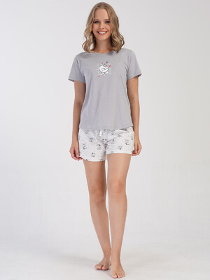 Купить Хлопковый комплект с шортами VIENETTA 4080995802 в Украина в Lingerie.ua - Одяг для дому та відпочинку, Видео