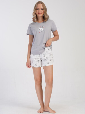 Купить Хлопковый комплект с шортами VIENETTA 4080995802 в Украина в Lingerie.ua - Одяг для дому та відпочинку, Фото 2