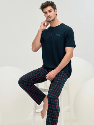 Купить Бавовняний домашній комплект зі штанами SVMAN 9570 в Украина