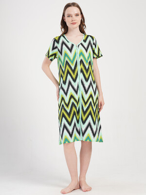 Купить Хлопковый халат женский на молнии VIENETTA 4091150922 в Украина