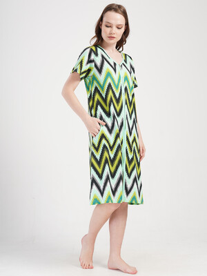 Купить Хлопковый халат женский на молнии VIENETTA 4091150922 в Украина в Lingerie.ua - Одяг для дому та відпочинку, Фото 2