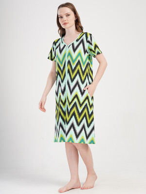 Купить Хлопковый халат женский на молнии VIENETTA 4091150922 в Украина в Lingerie.ua - Одяг для дому та відпочинку, Фото 4