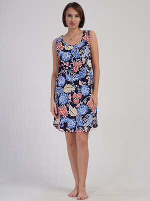 Купить Хлопковая летняя туника большого размера VIENETTA 4092255137 в Украина в Lingerie.ua - Одяг для дому та відпочинку, Фото 3