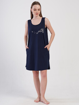 Купить Хлопковая летняя туника большого размера с карманами VIENETTA 4070620000 в Украина в Lingerie.ua - Одяг для дому та відпочинку, Фото 18