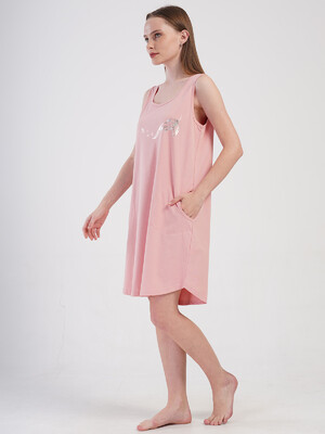 Купить Хлопковая летняя туника большого размера с карманами VIENETTA 4070620000 в Украина в Lingerie.ua - Одяг для дому та відпочинку, Фото 20