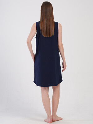 Купить Хлопковая летняя туника большого размера с карманами VIENETTA 4070620000 в Украина в Lingerie.ua - Одяг для дому та відпочинку, Фото 3