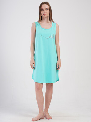 Купить Хлопковая летняя туника большого размера с карманами VIENETTA 4070620000 в Украина в Lingerie.ua - Одяг для дому та відпочинку, Фото 9