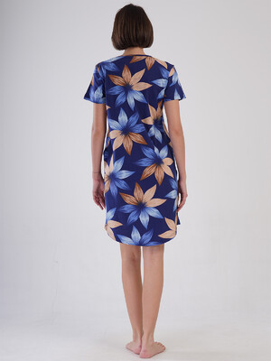 Купить Хлопковая туника с коротким рукавом VIENETTA 4085009199 в Украина в Lingerie.ua - Одяг для дому та відпочинку, Фото 2