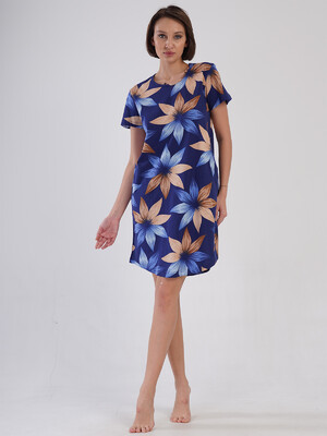 Купить Хлопковая туника с коротким рукавом VIENETTA 4085009199 в Украина в Lingerie.ua - Одяг для дому та відпочинку, Фото 8