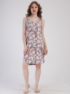 Купить Бавовняна літня туніка вільного крою VIENETTA 4091330821 в Украина в Lingerie.ua - Одяг для дому та відпочинку, Фото 3