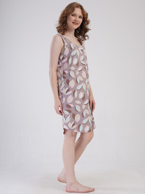 Купить Бавовняна літня туніка вільного крою VIENETTA 4091330821 в Украина в Lingerie.ua - Одяг для дому та відпочинку, Фото 4