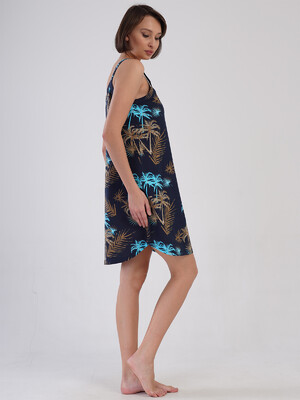 Купить Хлопковая туника большого размера на бретельках VIENETTA 4083086319 в Украина в Lingerie.ua - Одяг для дому та відпочинку, Фото 4