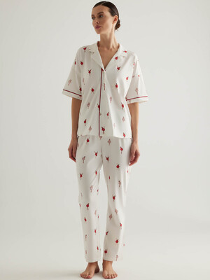 Купить Бавовняна класична піжама з коротким рукавом HAYS 50459 в Украина