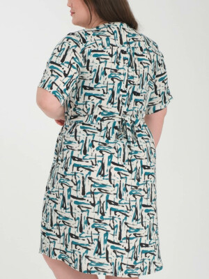 Купить Летнее платье большого размера на пуговицах JEN 05107 в Украина в Lingerie.ua - Одяг для дому та відпочинку, Фото 2