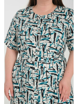 Купить Летнее платье большого размера на пуговицах JEN 05107 в Украина в Lingerie.ua - Одяг для дому та відпочинку, Фото 3