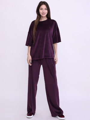 Купить Велюровый женский костюм с брюками LINGERIE 170749 в Украина в Lingerie.ua - Одяг для дому та відпочинку, Фото 3