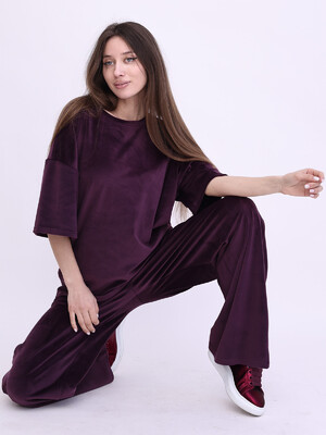 Купить Велюровый женский костюм с брюками LINGERIE 170749 в Украина в Lingerie.ua - Одяг для дому та відпочинку, Фото 4