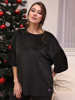 Купить Велюровый женский костюм с брюками LINGERIE 170749 в Украина в Lingerie.ua - Одяг для дому та відпочинку, Фото 8