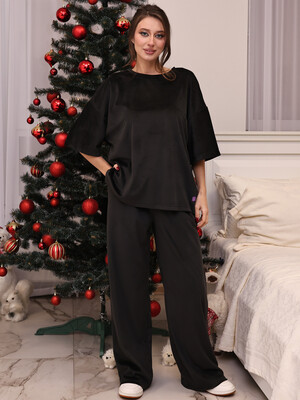 Купить Велюровый женский костюм с брюками LINGERIE 170749 в Украина в Lingerie.ua - Одяг для дому та відпочинку, Фото 4