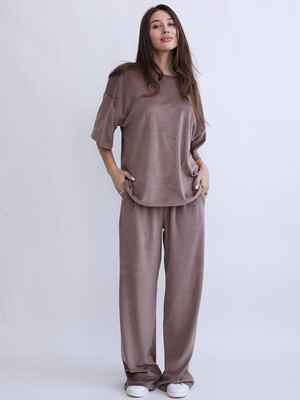 Купить Велюровий жіночий костюм зі штанами LINGERIE 170749 в Украина в Lingerie.ua - Одяг для дому та відпочинку, Фото 3