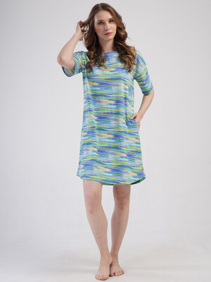 Купить Хлопковая туника с коротким рукавом VIENETTA 4083672052 в Украина