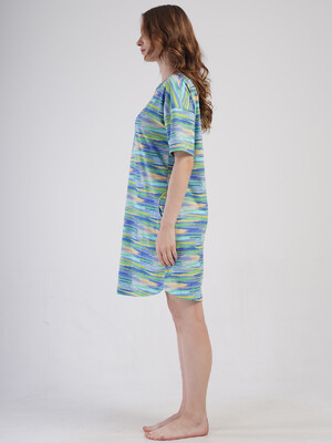 Купить Хлопковая туника с коротким рукавом VIENETTA 4083672052 в Украина в Lingerie.ua - Одяг для дому та відпочинку, Фото 7