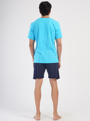 Купить Хлопковый костюм мужской с шортами VIENETTA MAN 4051370000 в Украина в Lingerie.ua - Одяг для дому та відпочинку, Фото 9