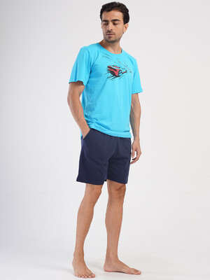 Купить Хлопковый костюм мужской с шортами VIENETTA MAN 4051370000 в Украина в Lingerie.ua - Одяг для дому та відпочинку, Фото 5